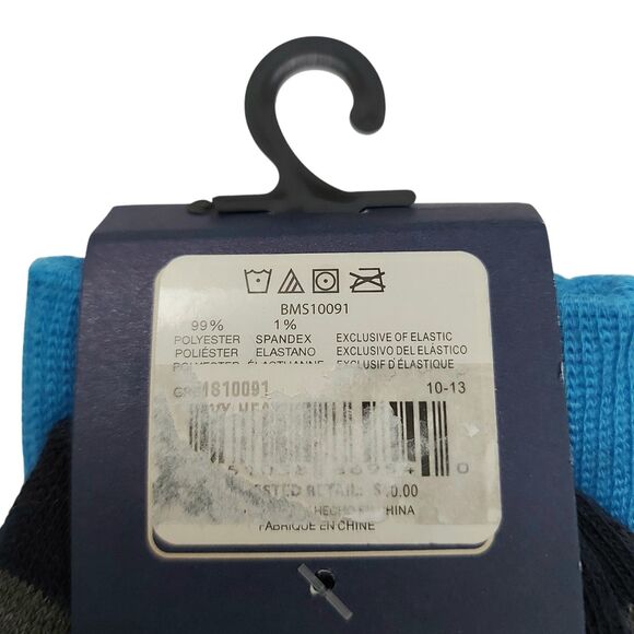 G.H.Boss & Co. Crew Socks 1 Pair Mens One Size Gray Comfort Casual Cars Print - Picture 6 of 6